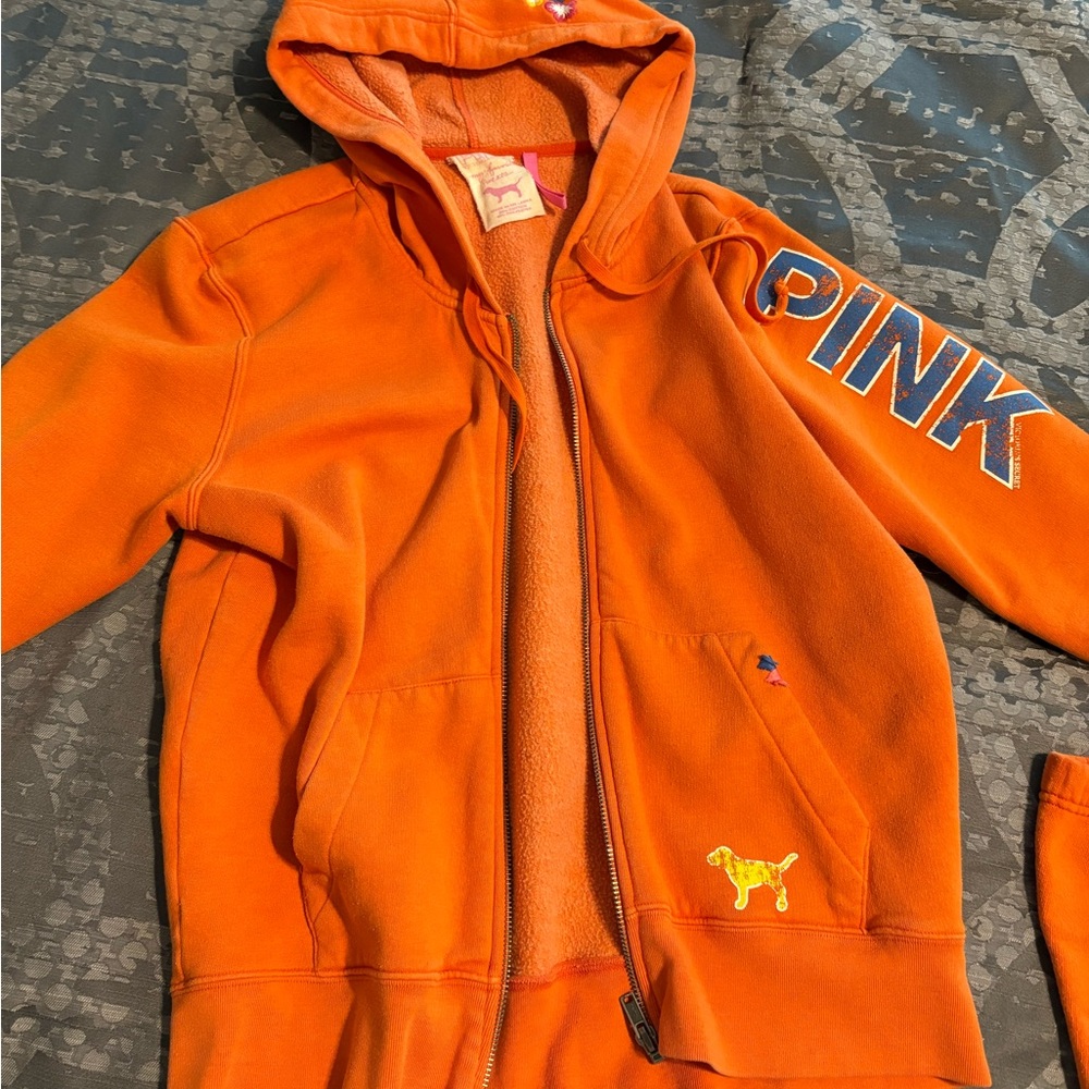 PINK Victoria's Secret Bright Orange Women's Shorts - Picture 2 of 7